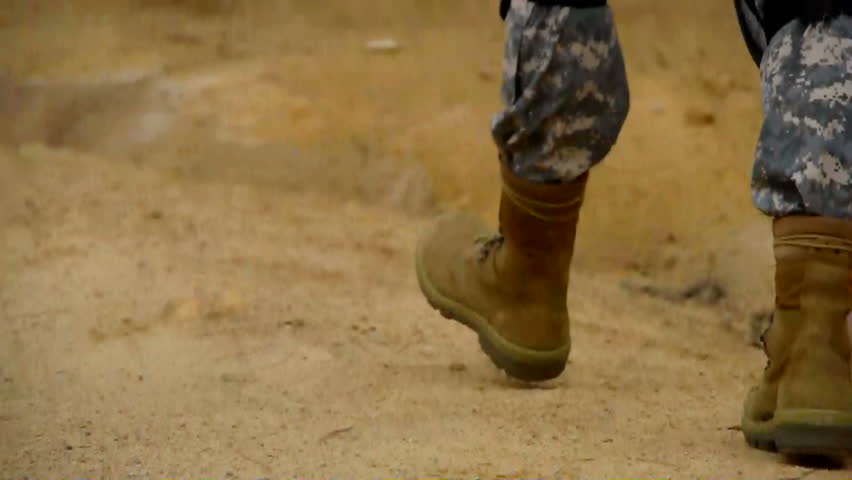 army walking boots