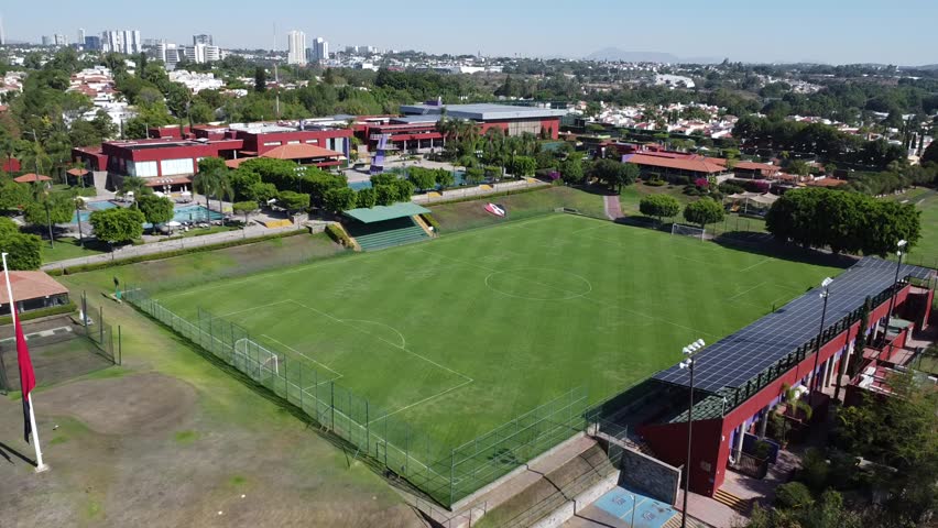 Dolly in Alfredo "Pistache" Torres field at the Club Atlas Colomos. Zapopan, Jalisco, Mexico - June 5, 2024
