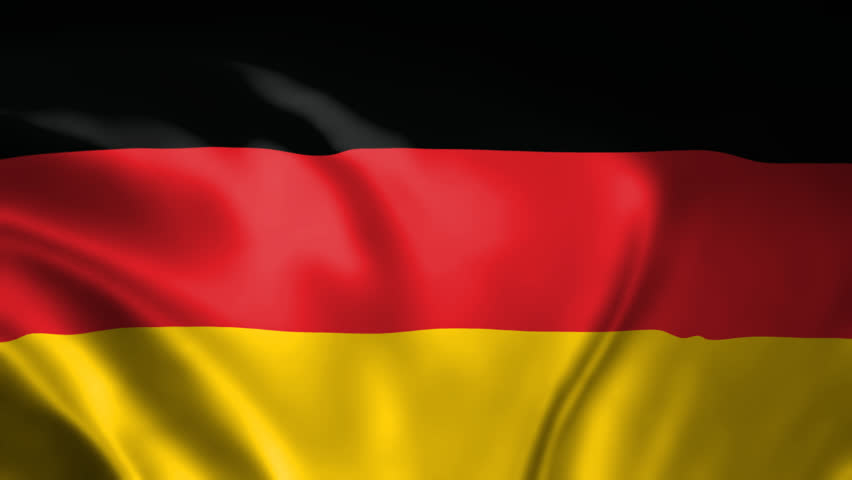 Waving Flag Germany Animation simple and elegant