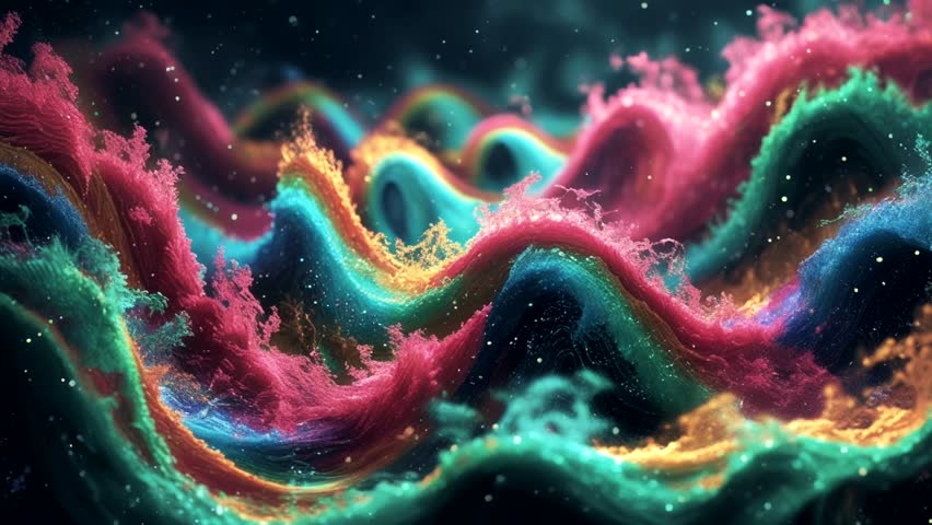 colorful abstract waves that flow and curve, resembling nebulae or cosmic bands of light - Powered by Shutterstock - Get 15% off with code: PIKWIZARD15