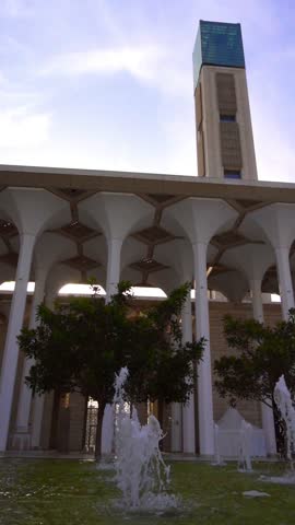 Great Mosque of Algiers, the Grand Mosque of Algeria, Alger the capital city of Algeria, North Africa, city centre of Algiers, the capital of Algeria, Landscape of Algiers city. مسجد الجزائر الأعظم
