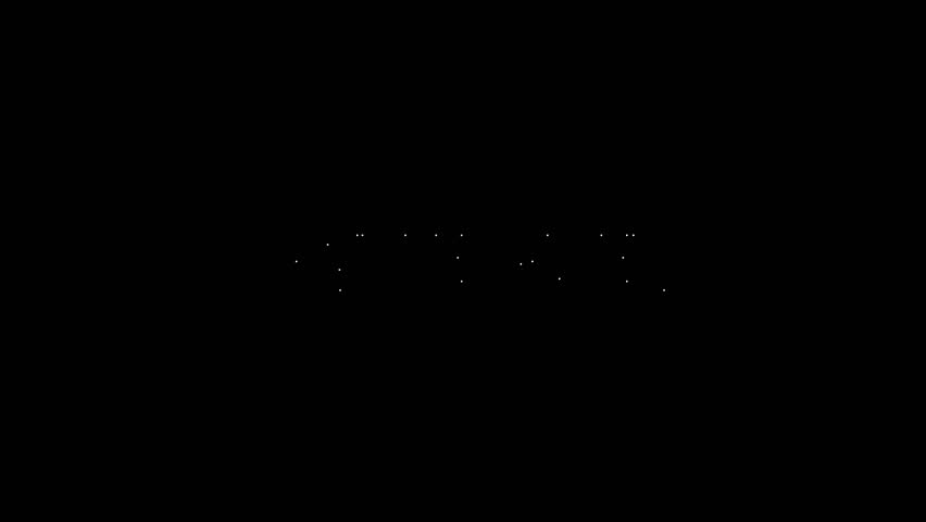 Dynamic game over text animation with stylish reveal effect, perfect for gaming visuals, ending screen, finale.