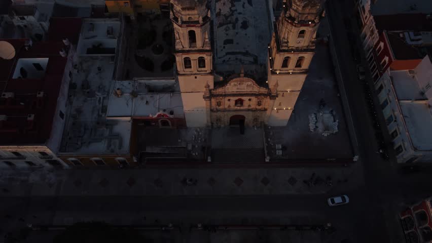 Catedral de Cienfuegos​, Campeche, México.