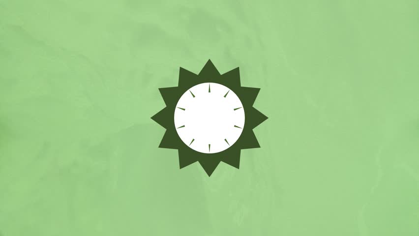 Bold Number 14 Iconic Starburst Revealed Against Soft Light Green Furious Fluid Flow