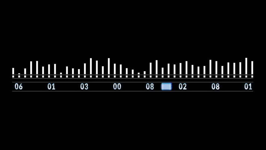 numbers and measurement graphical interface elements for hud display