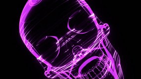 Holographic Skull Looping Animation

A seamlessly looping animated background featuring a detailed holographic skull rendered with a wireframe effect. Ideal for projects with a futuristic, sci-fi, or  - Powered by Shutterstock - Get 15% off with code: PIKWIZARD15