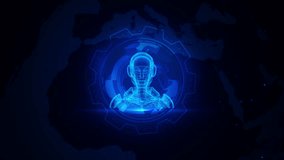 Futuristic 3D Wireframe Virtual Heads with Digital Technology Integration - Powered by Shutterstock - Get 15% off with code: PIKWIZARD15