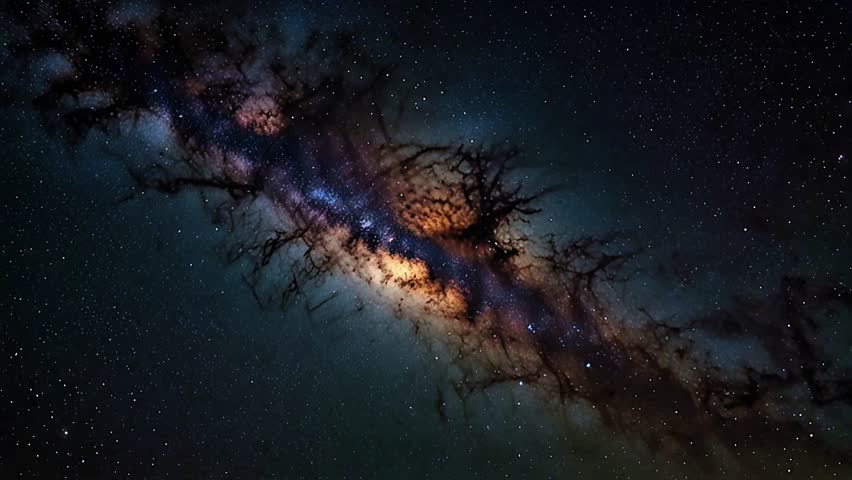 shows a breathtaking view of the Galactic Center of the Milky Way.