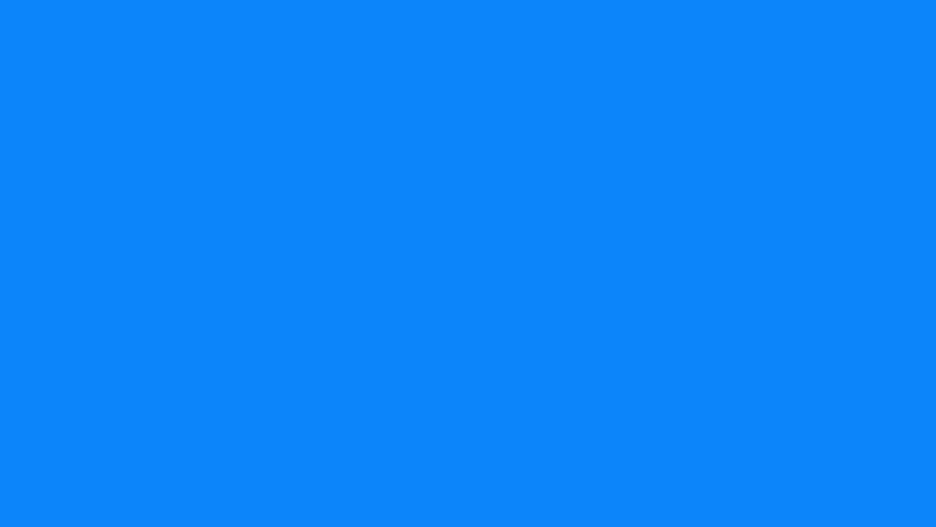Punching animation, comic book style, blue screen