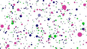 Polka dot pink green blue circles animated motion seamless loop black background - Powered by Shutterstock - Get 15% off with code: PIKWIZARD15