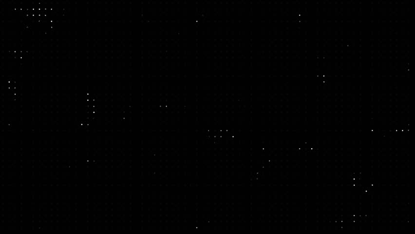 Hi tech lights color square elements flickering dots seamless loop digital halftone texture abstract Digital small circles little dots screen technology cloud computing ai grid. Artistic circuit data