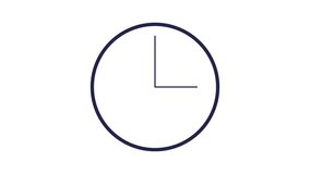 Colorful circular clock hands moving with five segments 2D cartoon object animation. Time spinning visualization. Wall clockface data analysis animated flat colorful item 4K video isolated on white - Powered by Shutterstock - Get 15% off with code: PIKWIZARD15