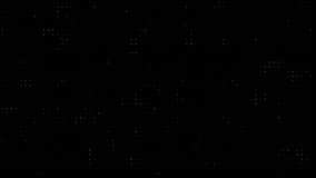 Digital background Gradient flickering dots on black background. Randomly bright dots and fading out Digital data technology graphic grid dots seamless looping. Small circles little dots on screen 4k - Powered by Shutterstock - Get 15% off with code: PIKWIZARD15