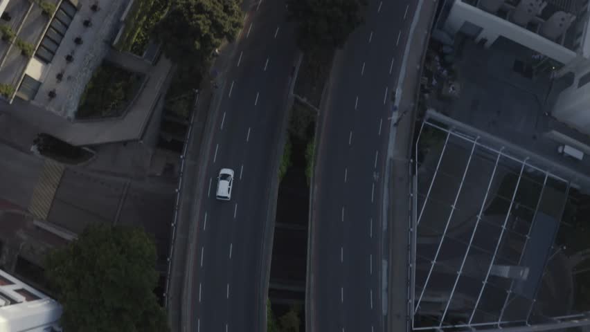 Aerial shot of Cape Town City centre from the Waterfront.