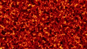 A close-up view of a textured background with fiery red and yellow hues, resembling burning embers or molten rock. - Powered by Shutterstock - Get 15% off with code: PIKWIZARD15