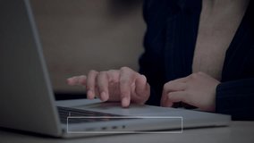 Close-up of female hands typing on a laptop with a digital Data Loading progress bar displayed on screen, showing 78.5% complete. Ideal concept for business data processing - Powered by Shutterstock - Get 15% off with code: PIKWIZARD15