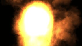 Explosive energy burst with fiery plasma clouds creating a dynamic, powerful cosmic event in space - Powered by Shutterstock - Get 15% off with code: PIKWIZARD15