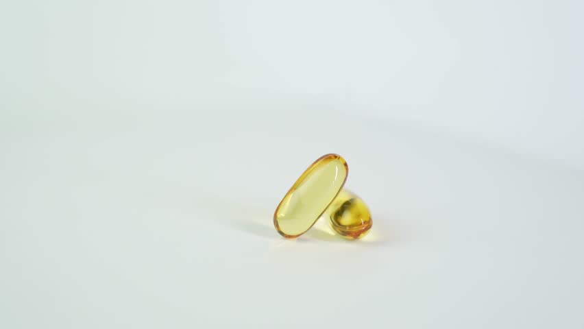 softgel Fish oil capsules with omega 3, omega 9, vitamin D, vitamin E, oval gelatin capsules