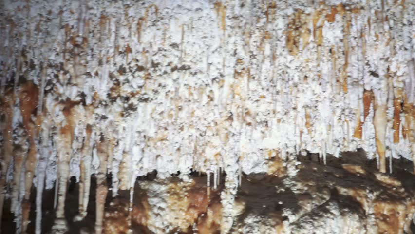 Demanovska Cave Of Liberty In Low Tatras Slovakia With Stalactites Stalagmites And Underground Waterfall Lake Most Visited Cave In Slovakia Natural Limestone Formations Captured In Cinematic 4K