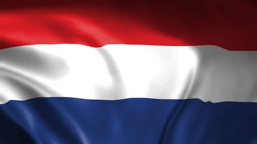 Waving Flag Netherland Animation elegant and simple