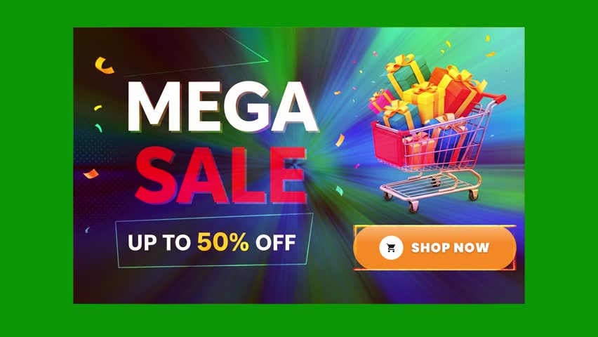 Experience the thrill of massive savings during our spectacular Mega Sale event, offering up to 50% off everything, so shop now and fill your carts with incredible deals and festive gift boxes!