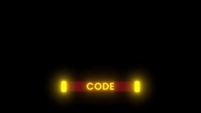 Code text animation with technology black background, futuristic hud animation digital - Powered by Shutterstock - Get 15% off with code: PIKWIZARD15