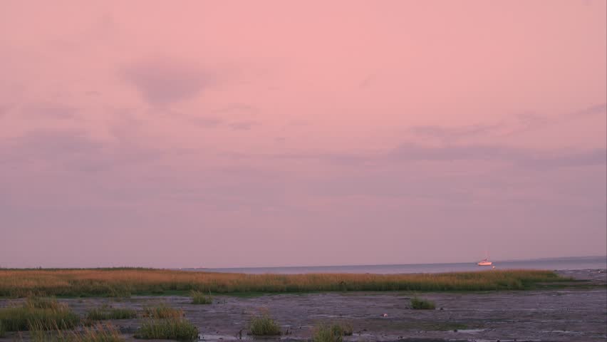 Two Tree Island Dusk Time-lapse