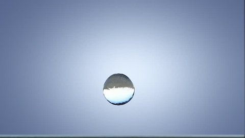 slow motion high-detailed splash of drop falling into water (hd, 1080p high definition, 1000 fps)