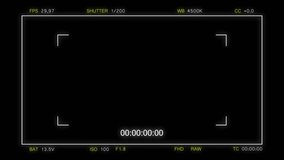 Camera Viewfinder Overlay Animation, Recording Frame HUD Screen - Powered by Shutterstock - Get 15% off with code: PIKWIZARD15