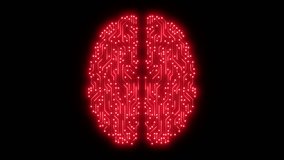 Artificial intelligence brain. Futuristic human brain interface concept. Intellectual programming of future human, Brain representing artificial intelligence with printed circuit board (PCB) design - Powered by Shutterstock - Get 15% off with code: PIKWIZARD15