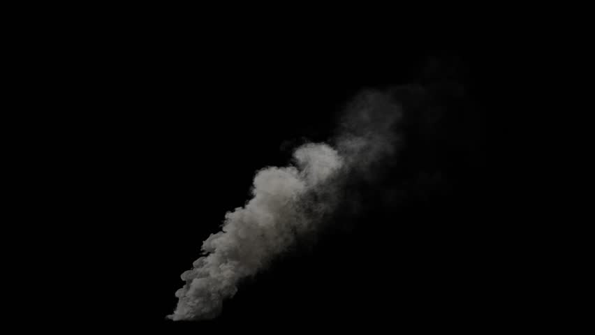 Smoke Burst, Smoke Plumes 4K Rendering