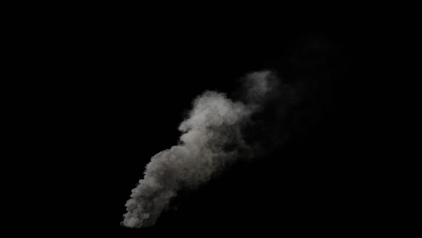 Smoke Burst, Smoke Plumes 4K Rendering