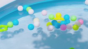 High-resolution slow-motion of shimmering azure pool water gently rippling under radiant sunlight, creating a tranquil and elegant visual of fluid motion and luminous reflections for serene. - Powered by Shutterstock - Get 15% off with code: PIKWIZARD15