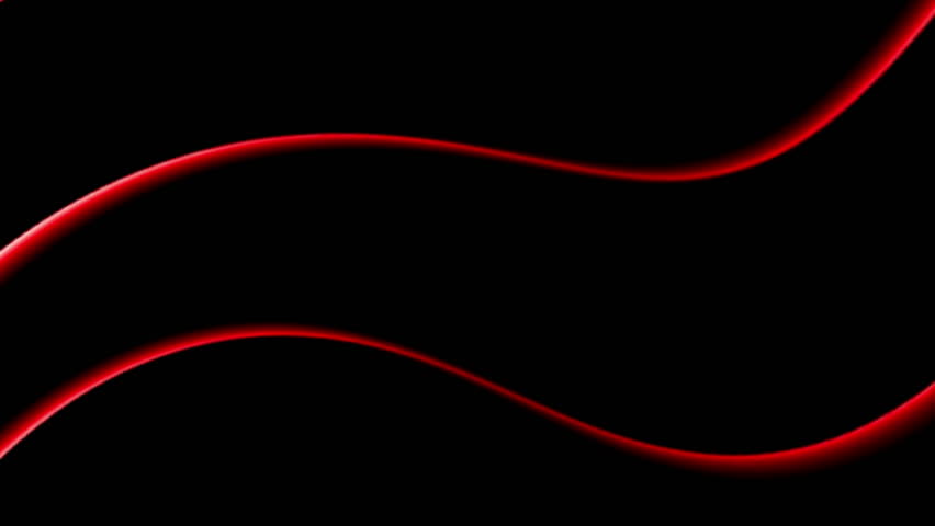 A sleek and minimalist animated background with glowing red, wavy lines against a solid black backdrop. Ideal for high-tech content, cinematic trailers, and modern corporate presentations.