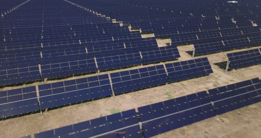 Wide view of NV solar farm, showcasing vast solar panels and technology