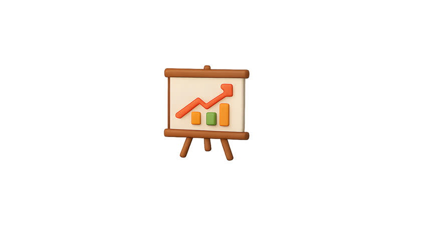 Whiteboard graph illustration. Perfect for presentations, reports, infographics, educational materials, and business blogs or websites.