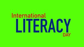 International Literacy Day video animation | Doodle text | Green screen - Powered by Shutterstock - Get 15% off with code: PIKWIZARD15