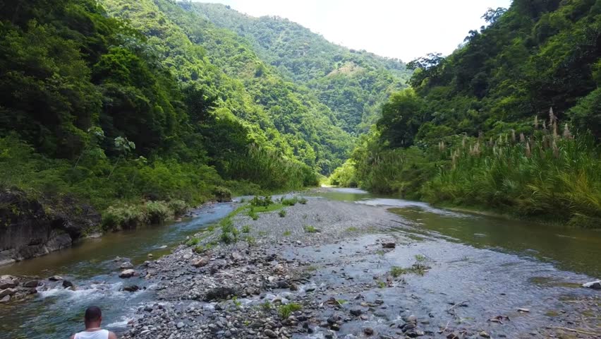 
nizao River in San Jose de Ocoa Dominican Republic