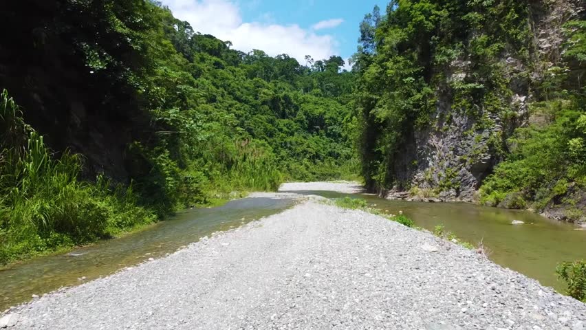 
nizao River in San Jose de Ocoa Dominican Republic