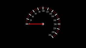 Minimalist Speedometer Animation Loop for Tech and Automotive Use - Powered by Shutterstock - Get 15% off with code: PIKWIZARD15