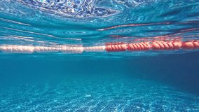 Swimming pool lane floating in underwater perspective - Powered by Shutterstock - Get 15% off with code: PIKWIZARD15