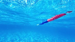 Swimming pool lane floating in underwater perspective - Powered by Shutterstock - Get 15% off with code: PIKWIZARD15