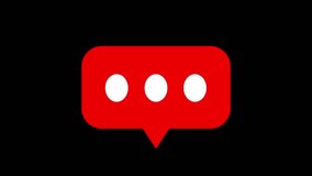 Minimal Loading Dots Progress Symbol on Transparent Background. Three Dots Chat Typing Indicator Looping Animation. interface, mobile apps, chat messages, websites, and progress status concept  - Powered by Shutterstock - Get 15% off with code: PIKWIZARD15