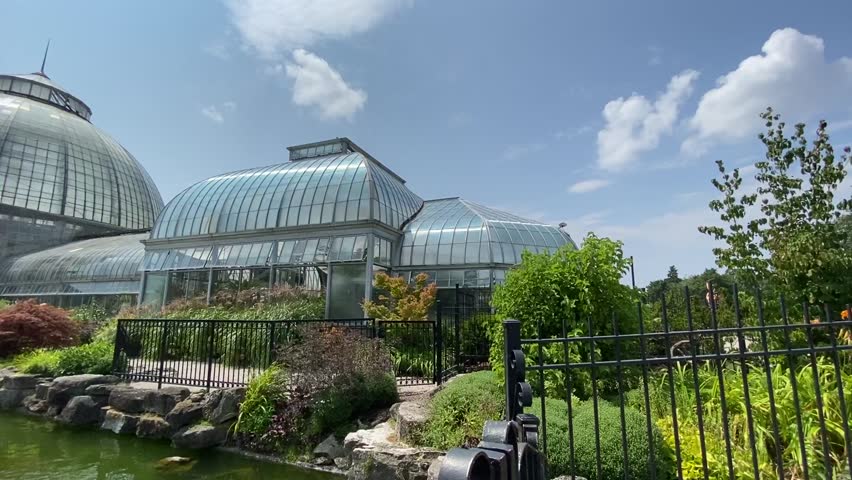 Exterior View of the Detroit Botanical Gardens