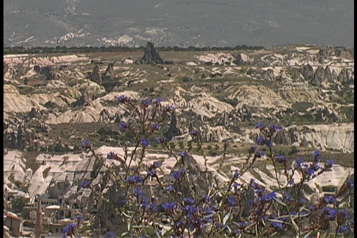 Cappadocian Landscape, Cappadocia, Turkey