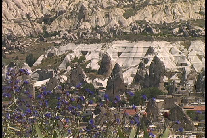 Cappadocian Landscape, Cappadocia, Turkey