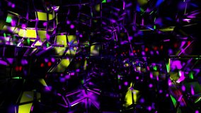 Disco ball rainbow colors lights reflected VJ loop background animation - Powered by Shutterstock - Get 15% off with code: PIKWIZARD15