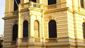 Elegant Beaux-Arts facade of Kuća Dimitrija Krsmanovića in Belgrade (now the Austrian Embassy), captured in architectural detail. A timeless cultural heritage. Baroque Revival and educational travel - Powered by Shutterstock - Get 15% off with code: PIKWIZARD15