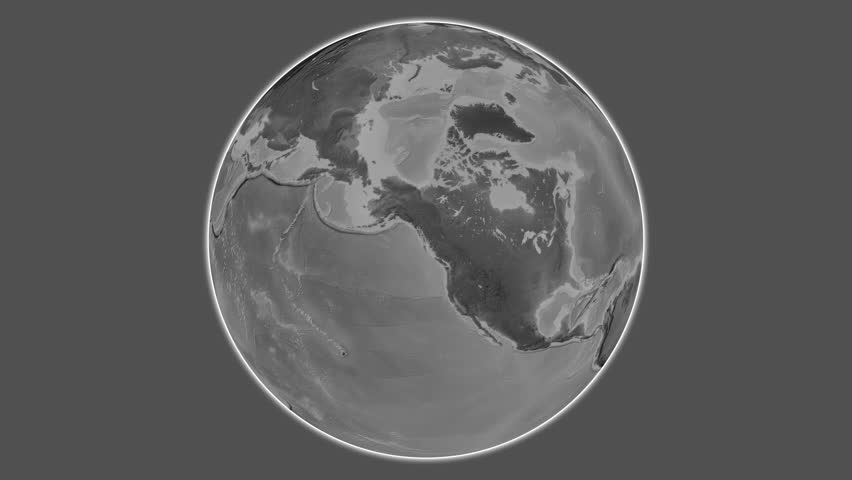 Betton Island. Presentation of the location on a bilevel elevation map using centered two-step frame extraction in the The Coastal Waters of Southeast Alaska and British Columbia - United States