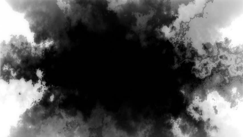 Abstract Black Smoke Cloud Loop Stock Footage Video (100% Royalty-free